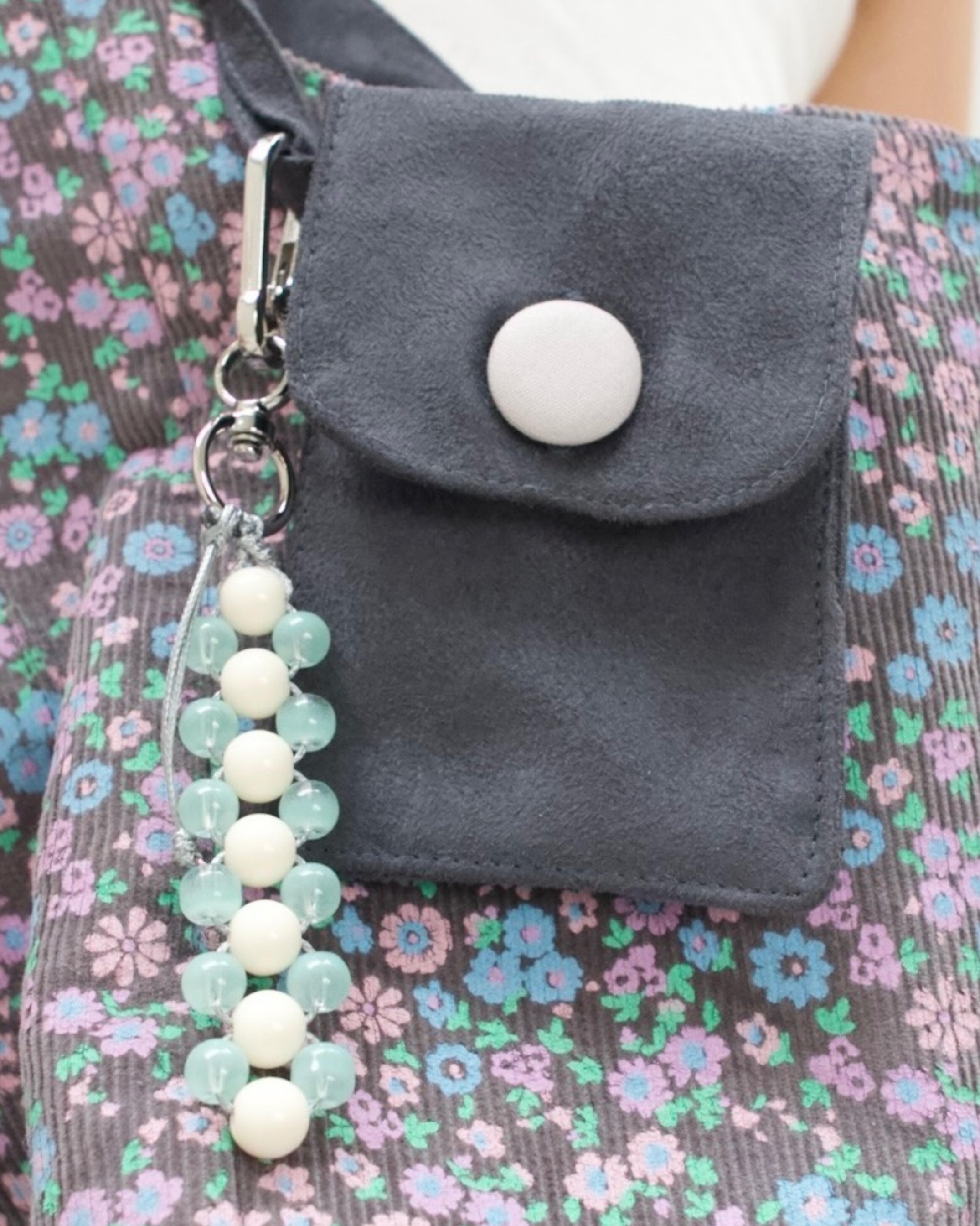 REVERSIBLE CLEMENTINE BAG - DARK GRAY