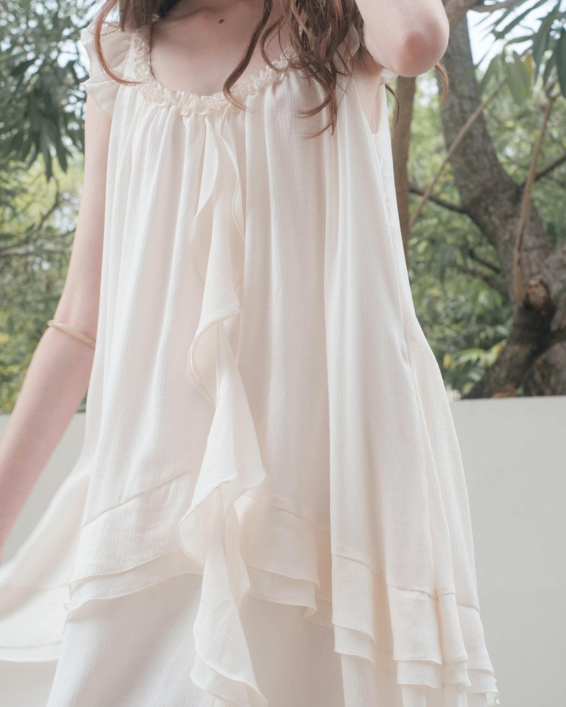 ROSALIE DRESS - IVORY