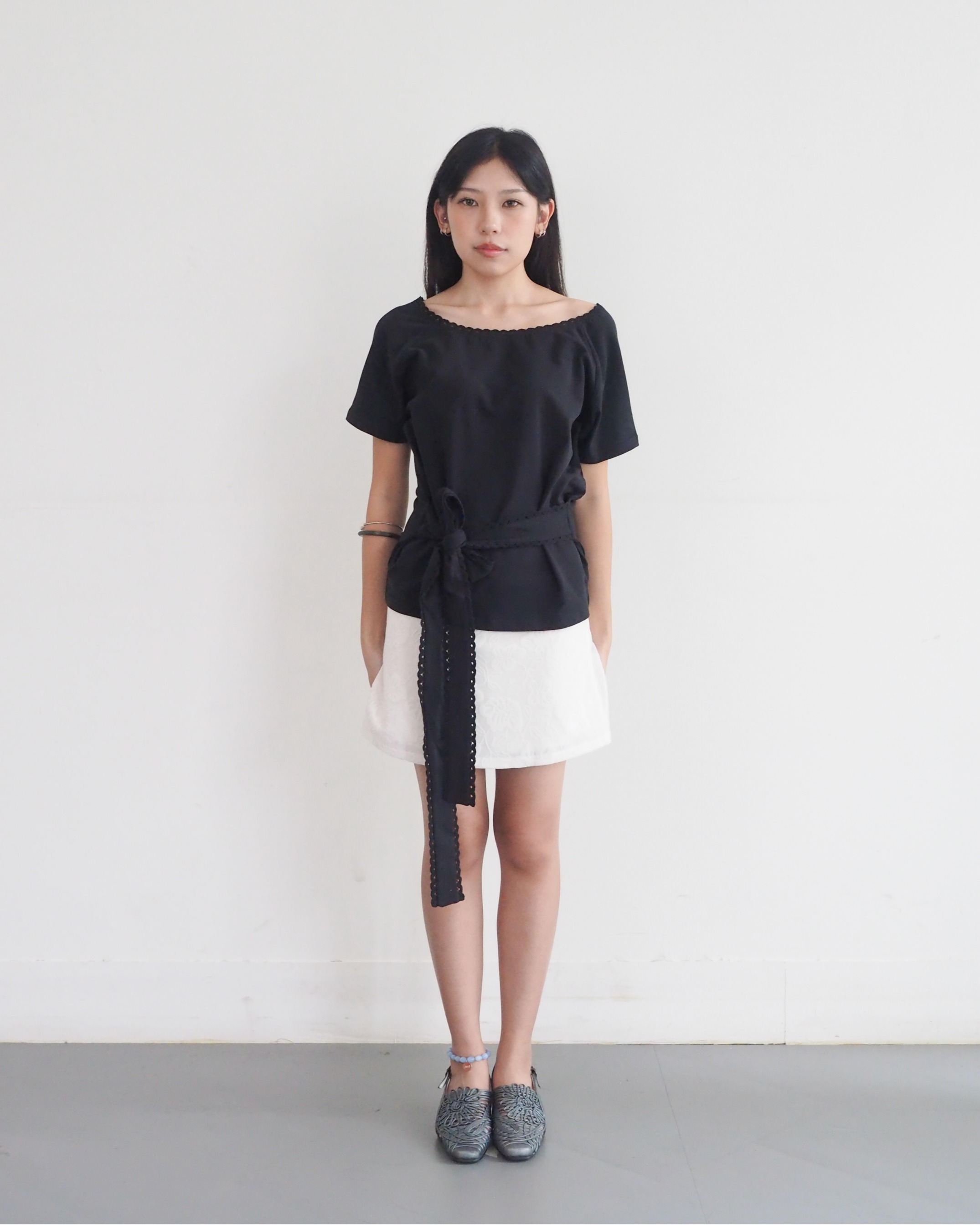 KLARA TOP - BLACK
