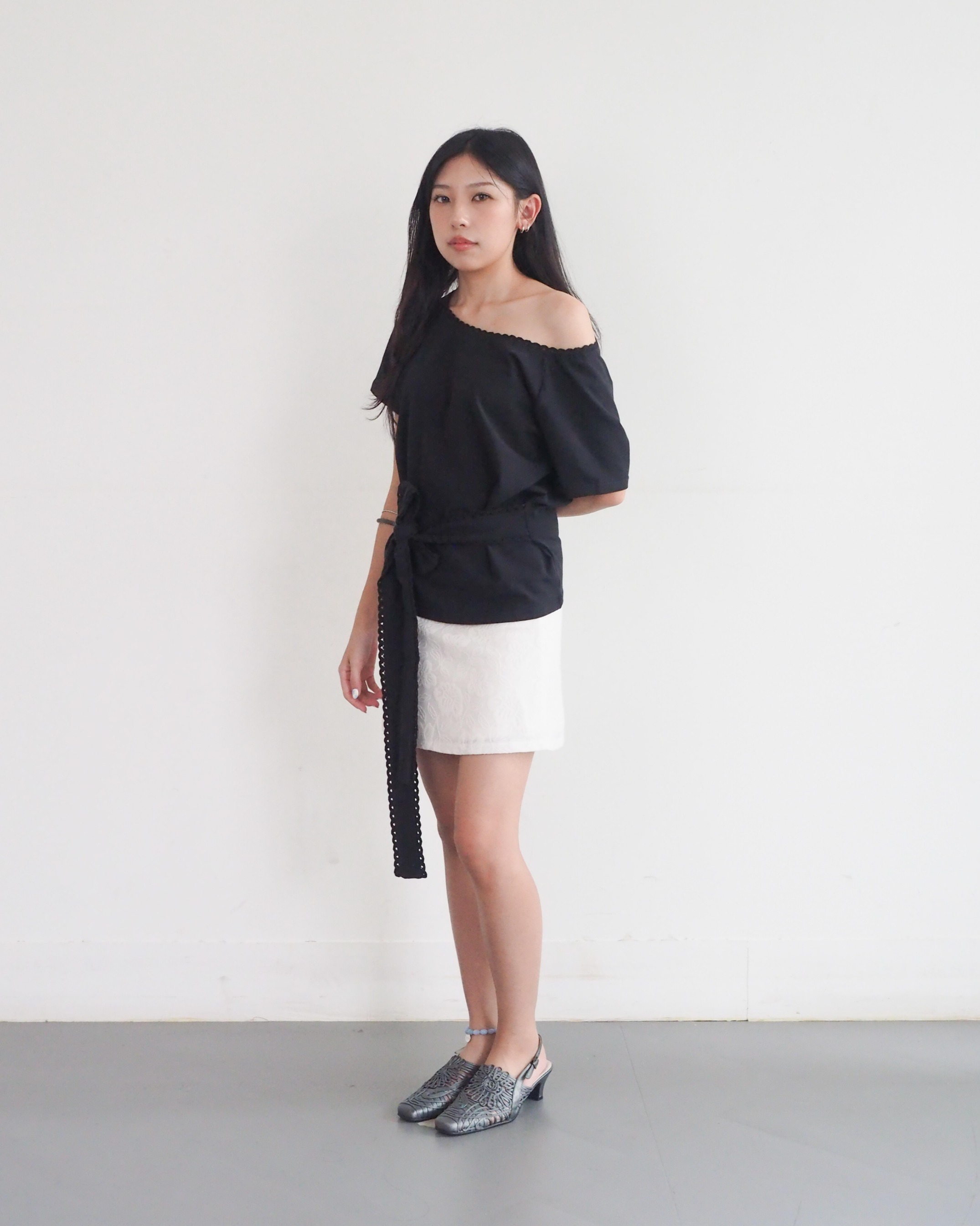 KLARA TOP - BLACK