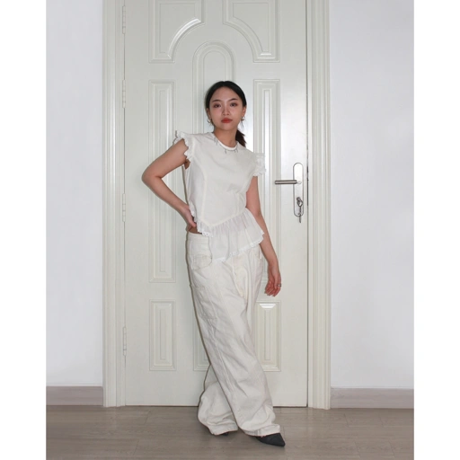 Image of Zoia - Coraline Top in White