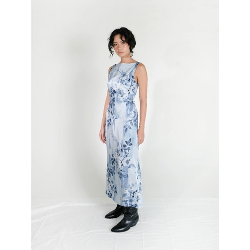 Image of Zoia - Aoki Dress in Blue Floral