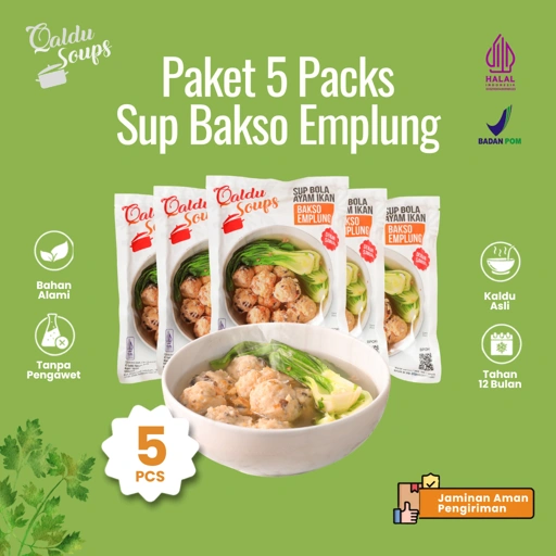 Image of Paket 5 packs Sup Bakso Emplung