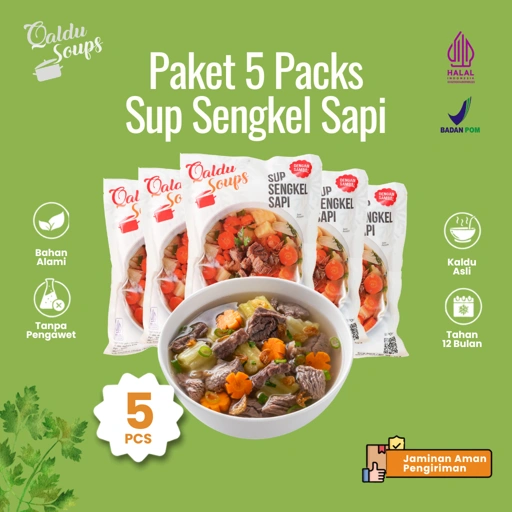 Image of Paket 5 packs Sup Sengkel Sapi