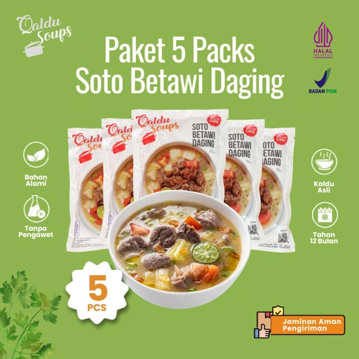 Image of Paket 5 packs Soto Betawi Daging