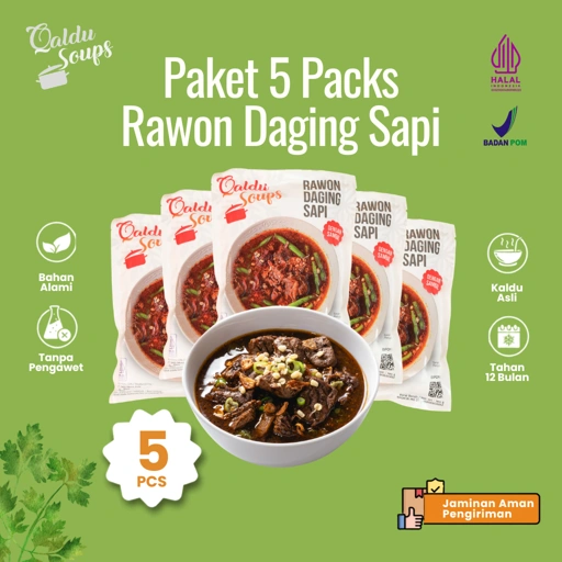 Image of Paket 5 packs Rawon Daging Sapi