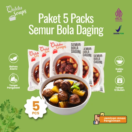 Image of Paket 5 packs Semur Bola Daging