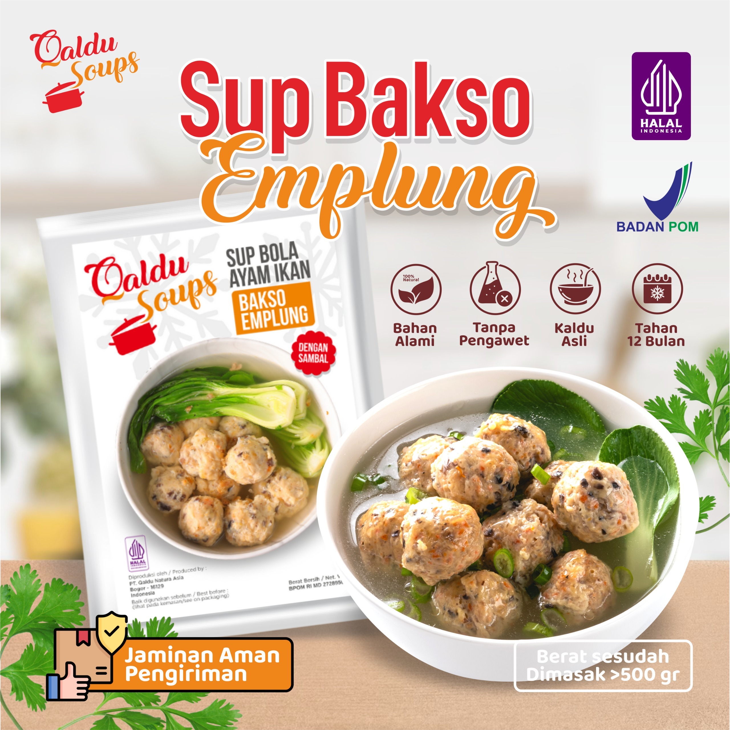 Sup Bakso Emplung (Bakso Lohua)