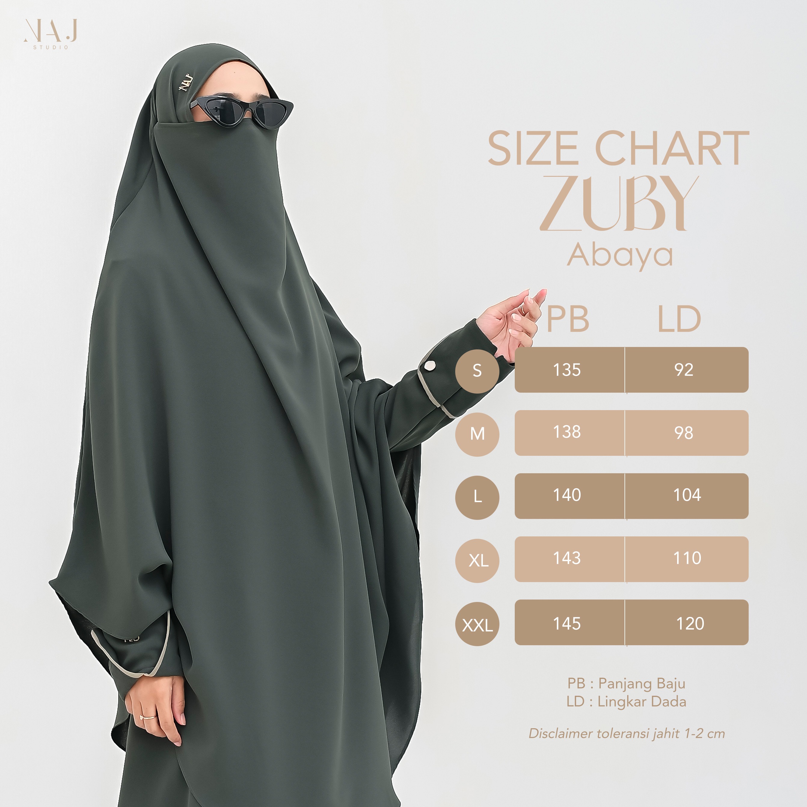 NAJ - Zuby Abaya