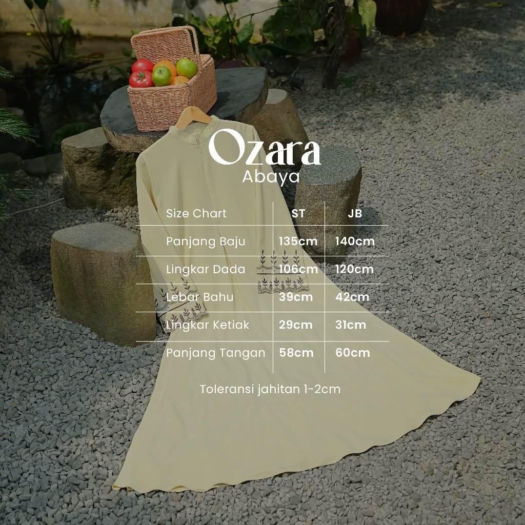 NAJ - Ozara Abaya Embroidery