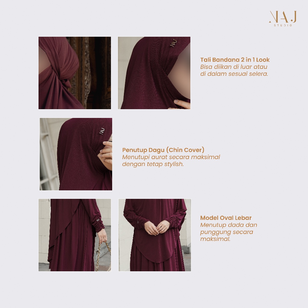NAJ - Hafsa Khimar Bandana