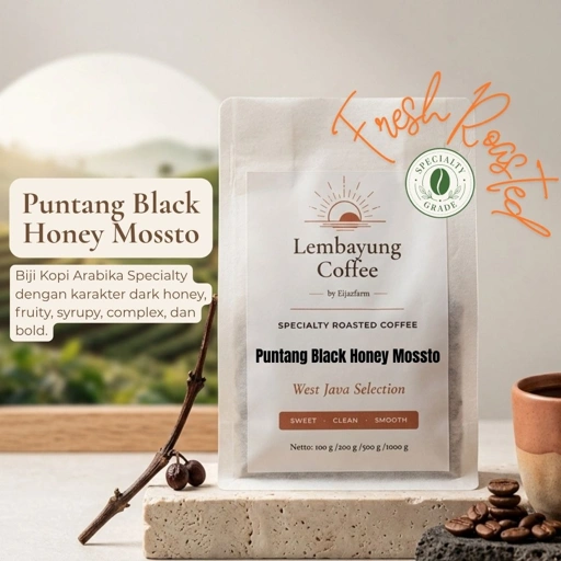 Image of Puntang Black Honey Mossto | Biji Kopi Arabika Specialty Dark Honey Fruity Syrupy Complex - Lembayung Coffee