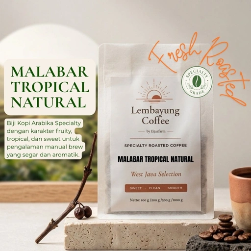 Image of Malabar Tropical Natural | Biji Kopi Arabika Specialty Fruity Tropical Sweet Manual Brew - Lembayung Coffee