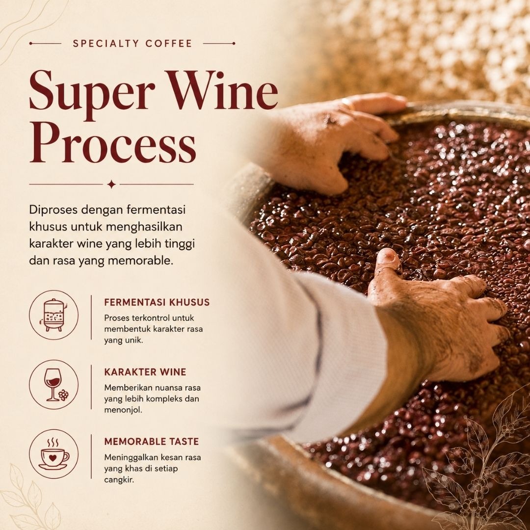 Puntang Super Wine | Biji Kopi Arabika Specialty Winey Fruity Sweet Premium Roast Bean - Lembayung Coffee