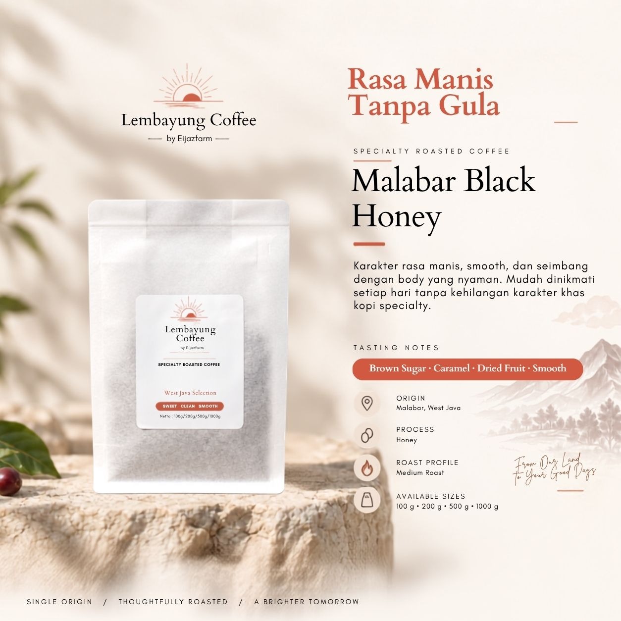 Malabar Black Honey | Biji Kopi Arabika Specialty Dark Fruit Syrupy Sweet Premium - Lembayung Coffee