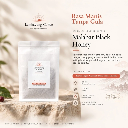 Malabar Black Honey | Biji Kopi Arabika Specialty Dark Fruit Syrupy Sweet Premium - Lembayung Coffee