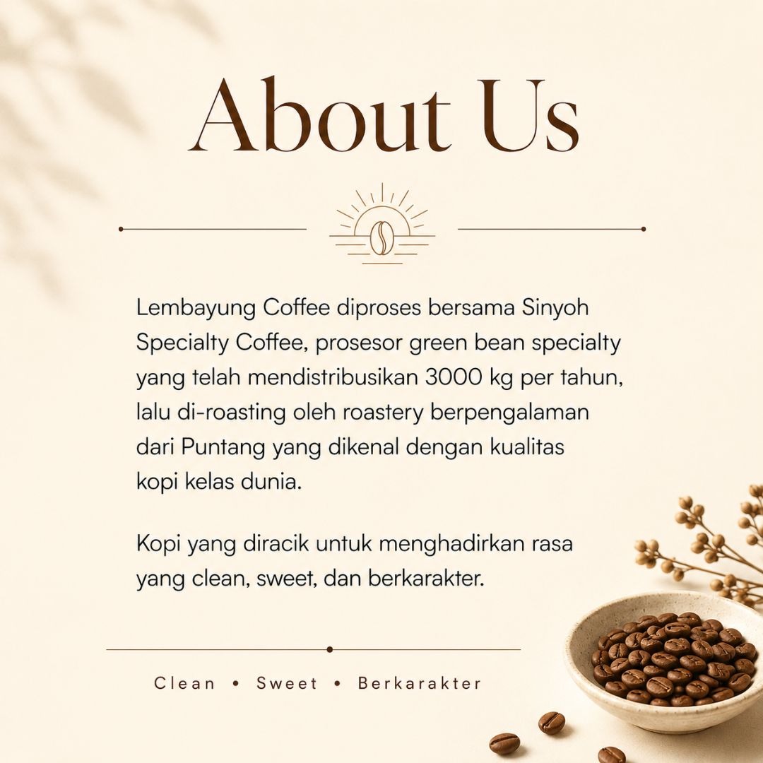 Puntang Black Honey Mossto | Biji Kopi Arabika Specialty Dark Honey Fruity Syrupy Complex - Lembayung Coffee