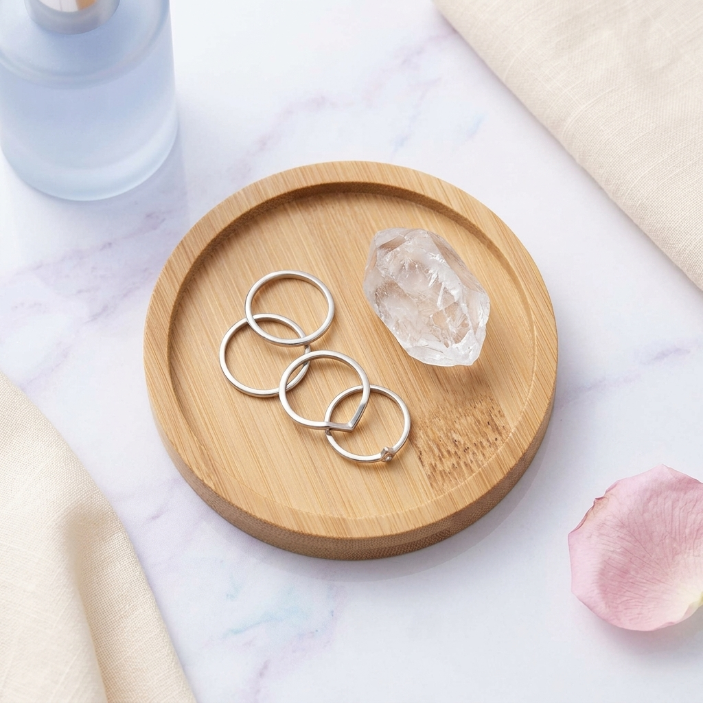 Tatakan Gelas Bambu Bulat Estetik TTK-1 - Coaster Alas Cangkir, Lilin & Pot Minimalis Eco-Friendly