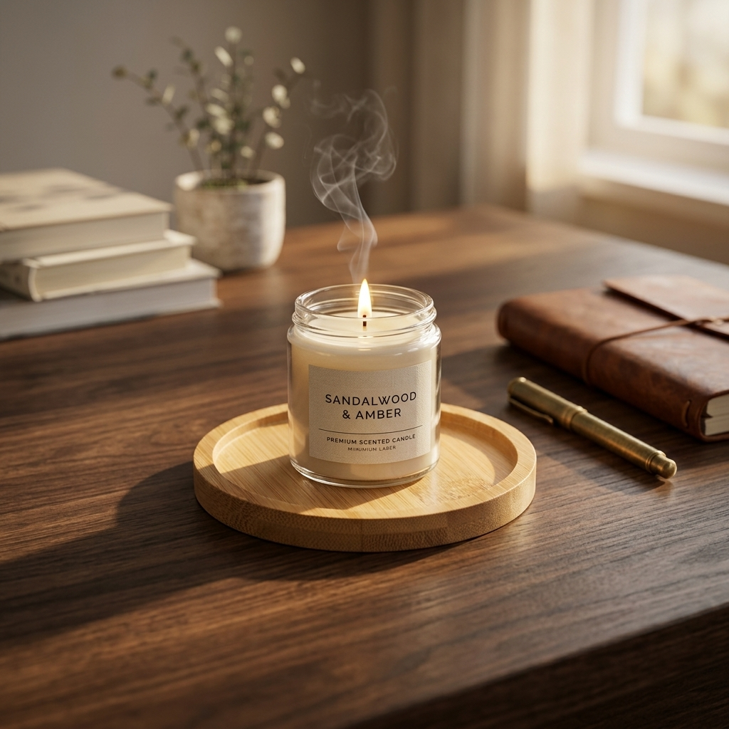 Tatakan Gelas Bambu Bulat Estetik TTK-1 - Coaster Alas Cangkir, Lilin & Pot Minimalis Eco-Friendly