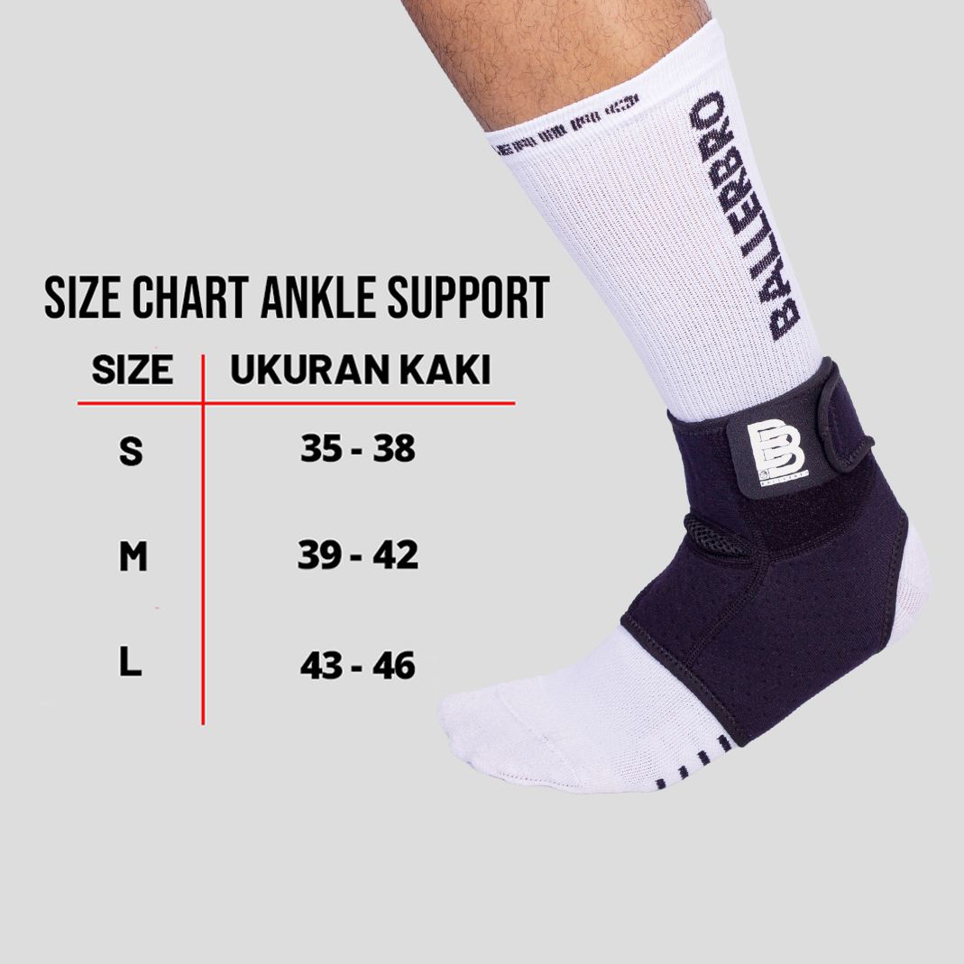 Ankle Support BALLERBRO / Pelindung Engkel Kaki / Ankle Wrap / Deker Penyangga Engkel Kaki