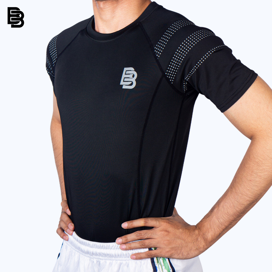 T Shirt Compression Active Pro Ballerbro | Baju Olahraga | Kaos Olahraga