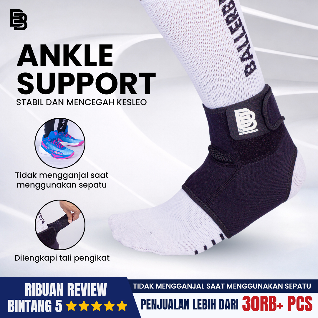 Ankle Support BALLERBRO / Pelindung Engkel Kaki / Ankle Wrap / Deker Penyangga Engkel Kaki