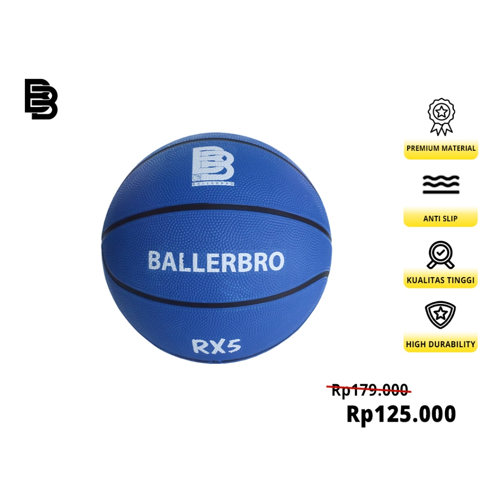 Bola Basket Ballerbro RX5 (Rubber)