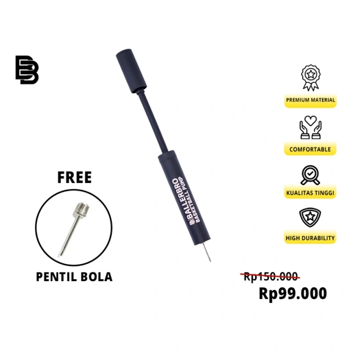 Image of Pompa Bola Basket Mini Compact Ballerbro | Pentil Bola