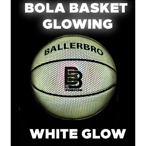 Image of BALLERBRO Glowing Basketball size 6 - White Glow