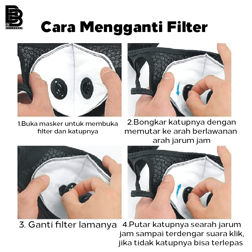 Masker Sport Mask Olahraga BALLERBRO PM2.5