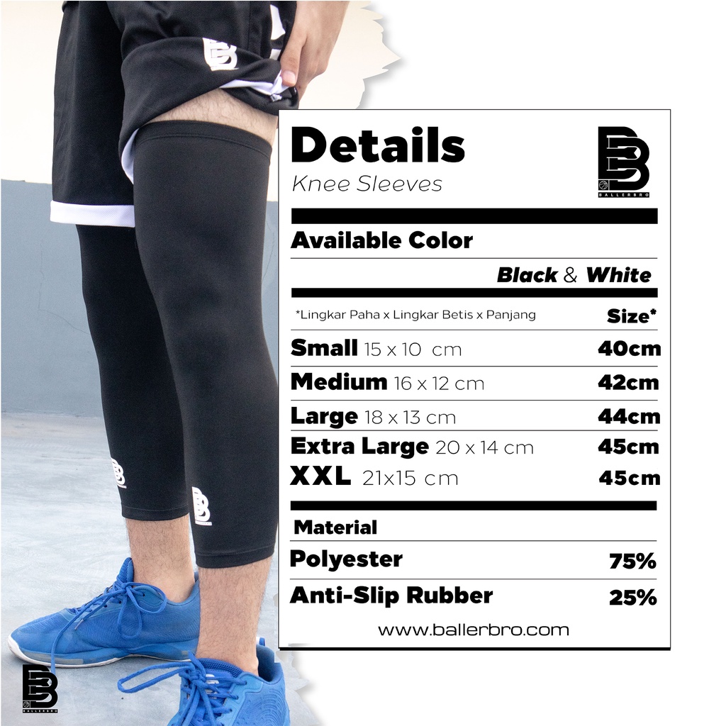 Leg Sleeve / Knee Sleeve / Sleeve Kaki BALLERBRO
