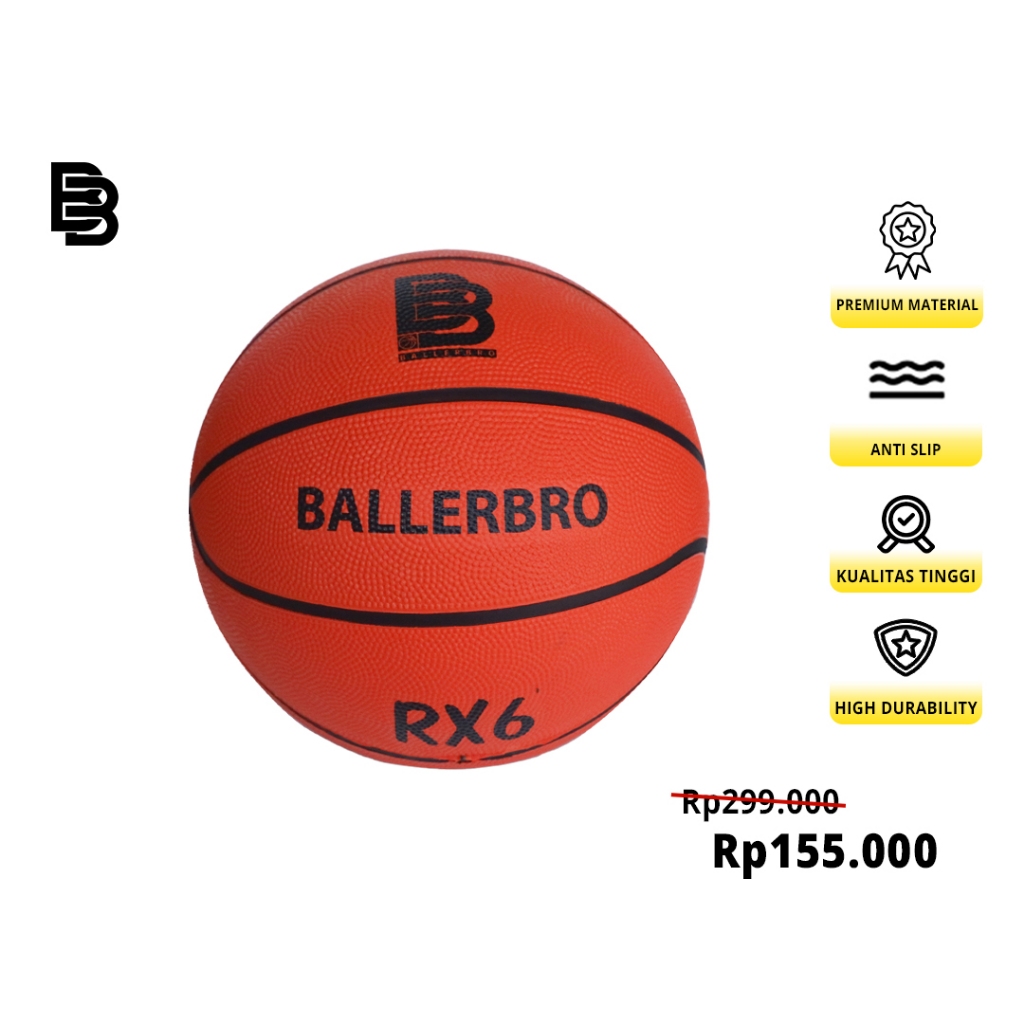Bola Basket Ballerbro RX6 (Rubber)