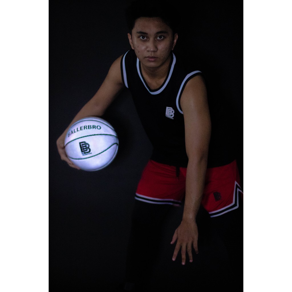 BALLERBRO Glowing Basketball SIZE 7 - White Glow