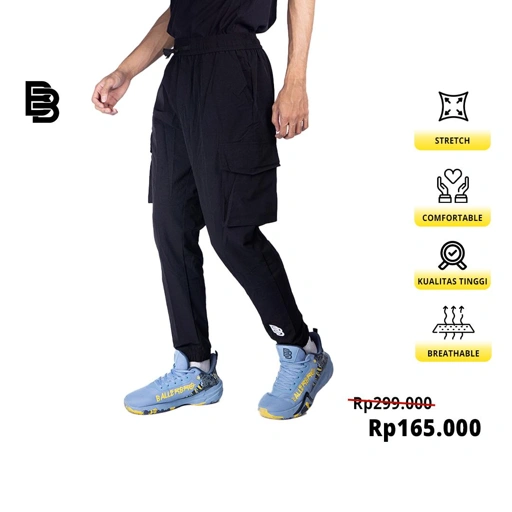 TRACKPANTS BALLERBRO | Celana Jogger | Celana Olahraga Pria | Celana Olahraga Wanita