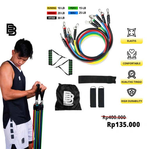 Image of Resistance Band 11 in 1 Ballerbro | Resistance Tube | Workout | Fitness