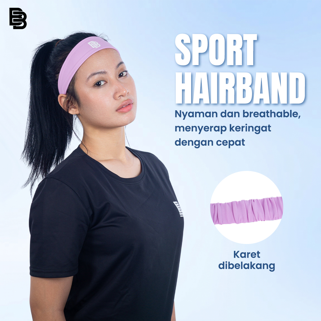Sport Hair Band BALLERBRO | Headband Olahraga | Hairband | Bando Sport
