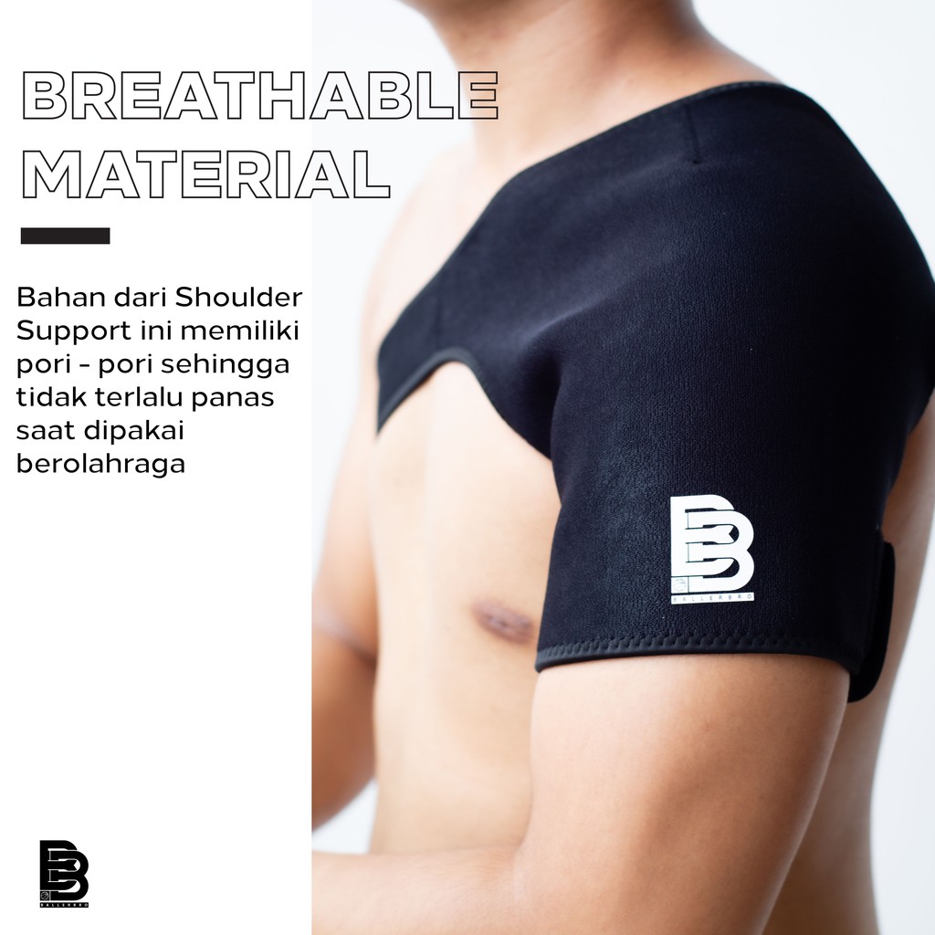 Shoulder Support BALLERBRO / Shoulder Brace / Penyangga Bahu / Pelindung Bahu