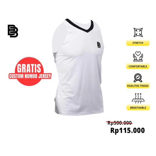 Image of Jersey Basket BALLERBRO | Gratis Custom Nomor | Jersey Dryfit