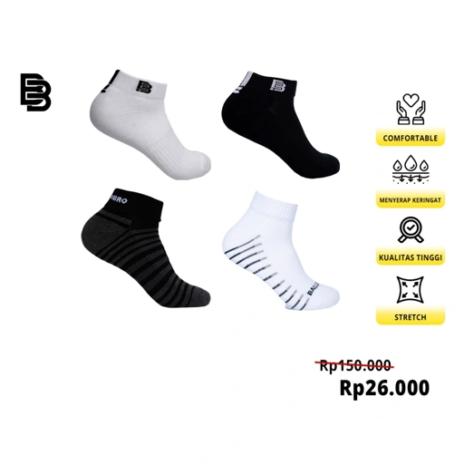 Image of Kaos Kaki Basket Ankle BALLERBRO