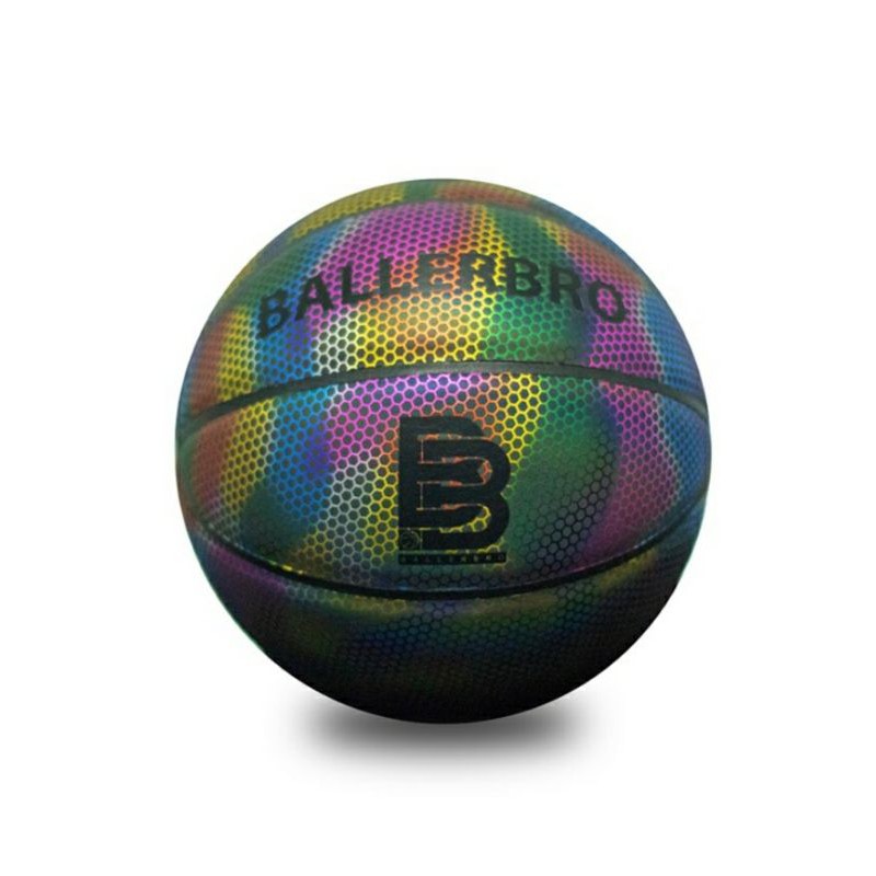 BALLERBRO Glowing Basketball size 6 - Rainbow Glow