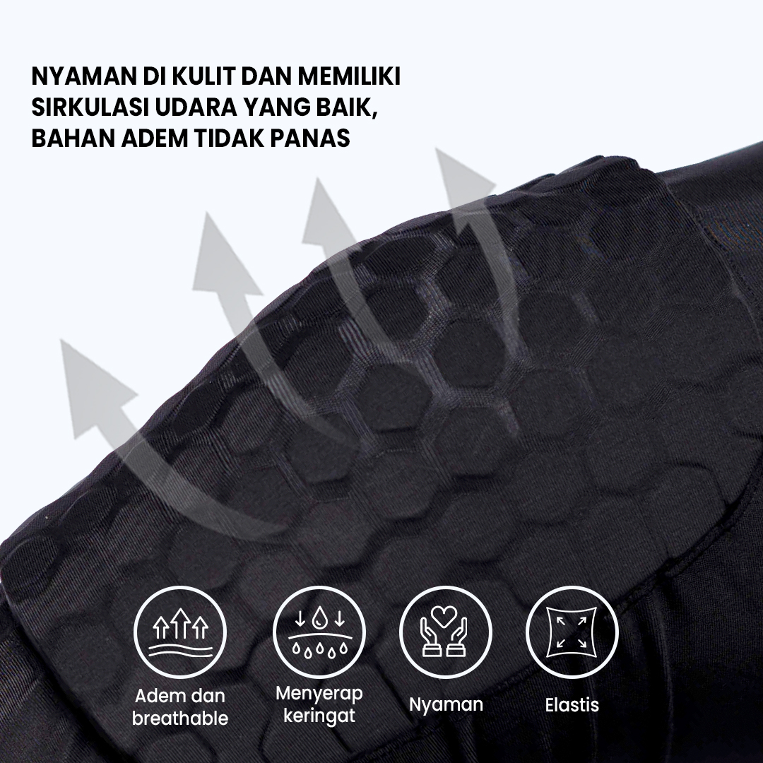 Kneepad Basket Panjang BALLERBRO | Pelindung Lutut Bantalan Busa Olahraga Bakset Voli Badminton