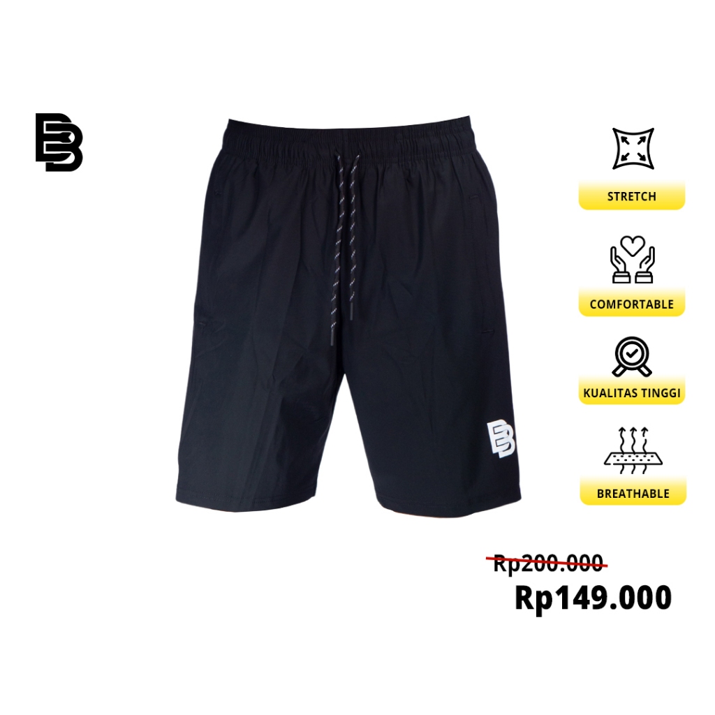 Celana Running Olahraga Pria BALLERBRO - Running Gym Fitness Short