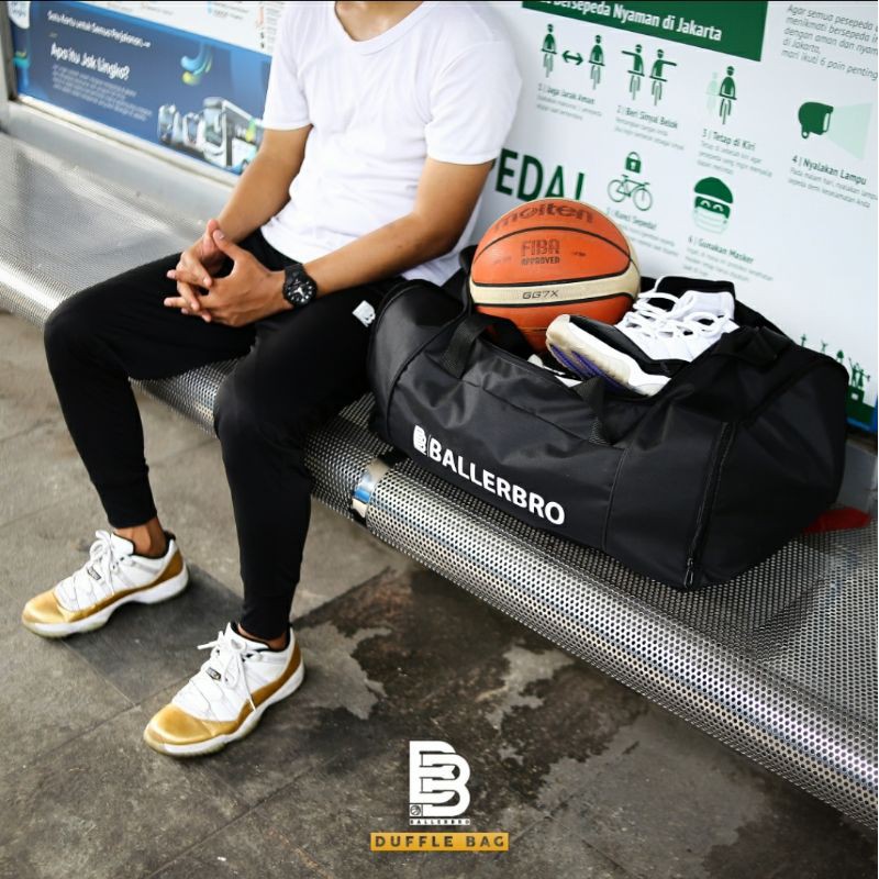 Duffel Bag Olahraga BALLERBRO - Tas Basket Selempang Fitness Gym