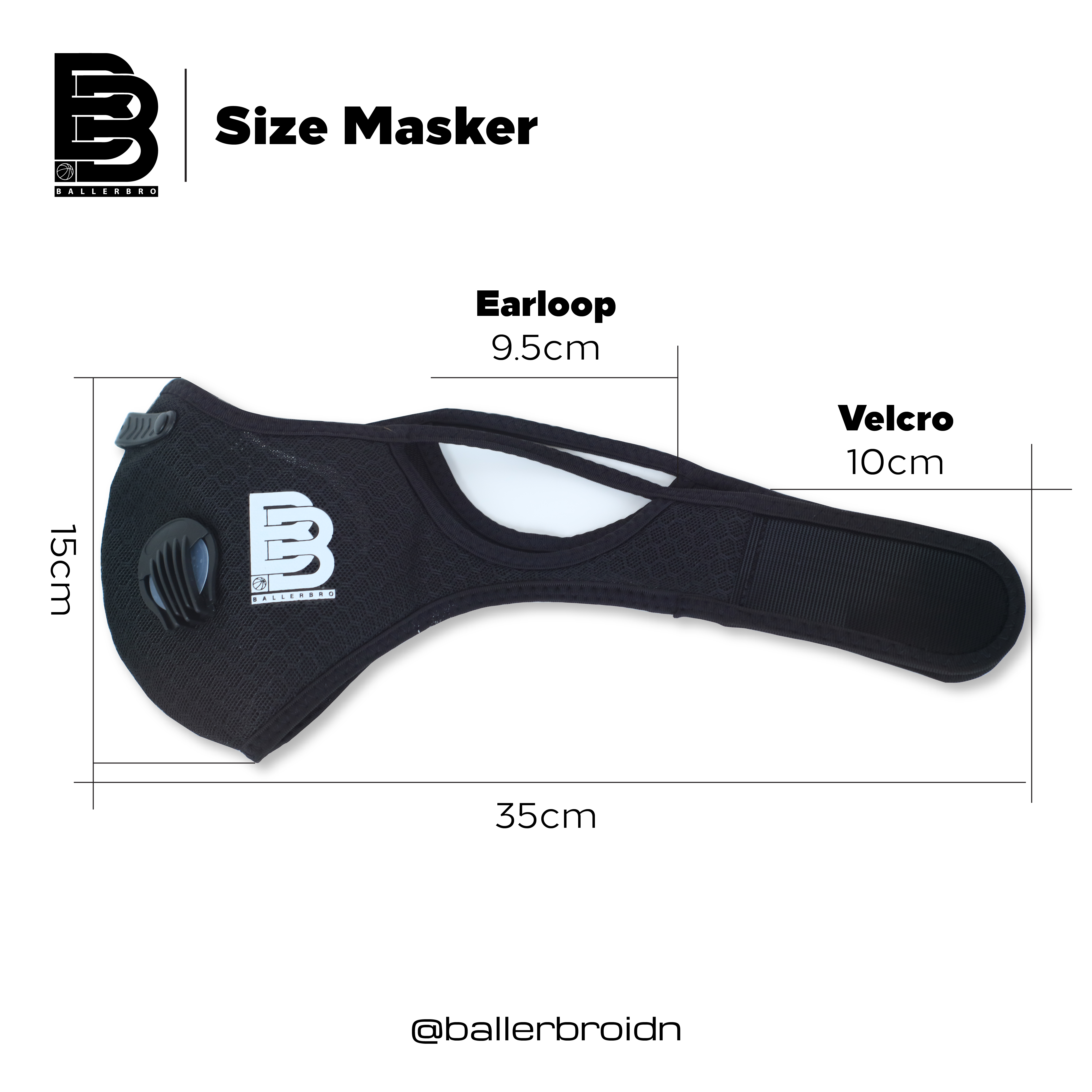 Masker Sport Mask Olahraga BALLERBRO PM2.5