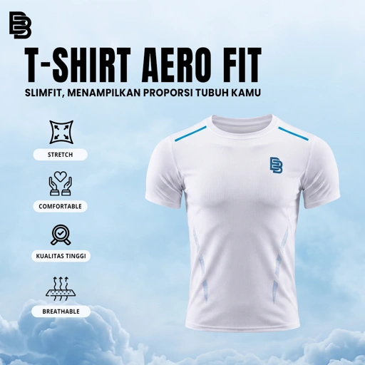 T-Shirt Compression Aerofit Ballerbro | Baju olahraga Compression | Kaos Sport | Atasan Olahraga