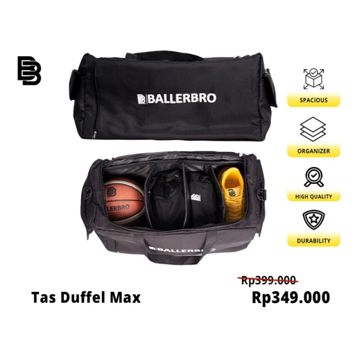 Image of Tas Duffel Max Ballerbro | Duffel Bag | Travel Bag | Tas Gym Fitness