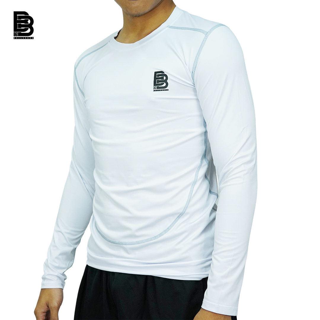 Compression Long Sleeve Shirt BALLERBRO | Baselayer Manset Lengan Panjang | Baju Kaos Olahraga
