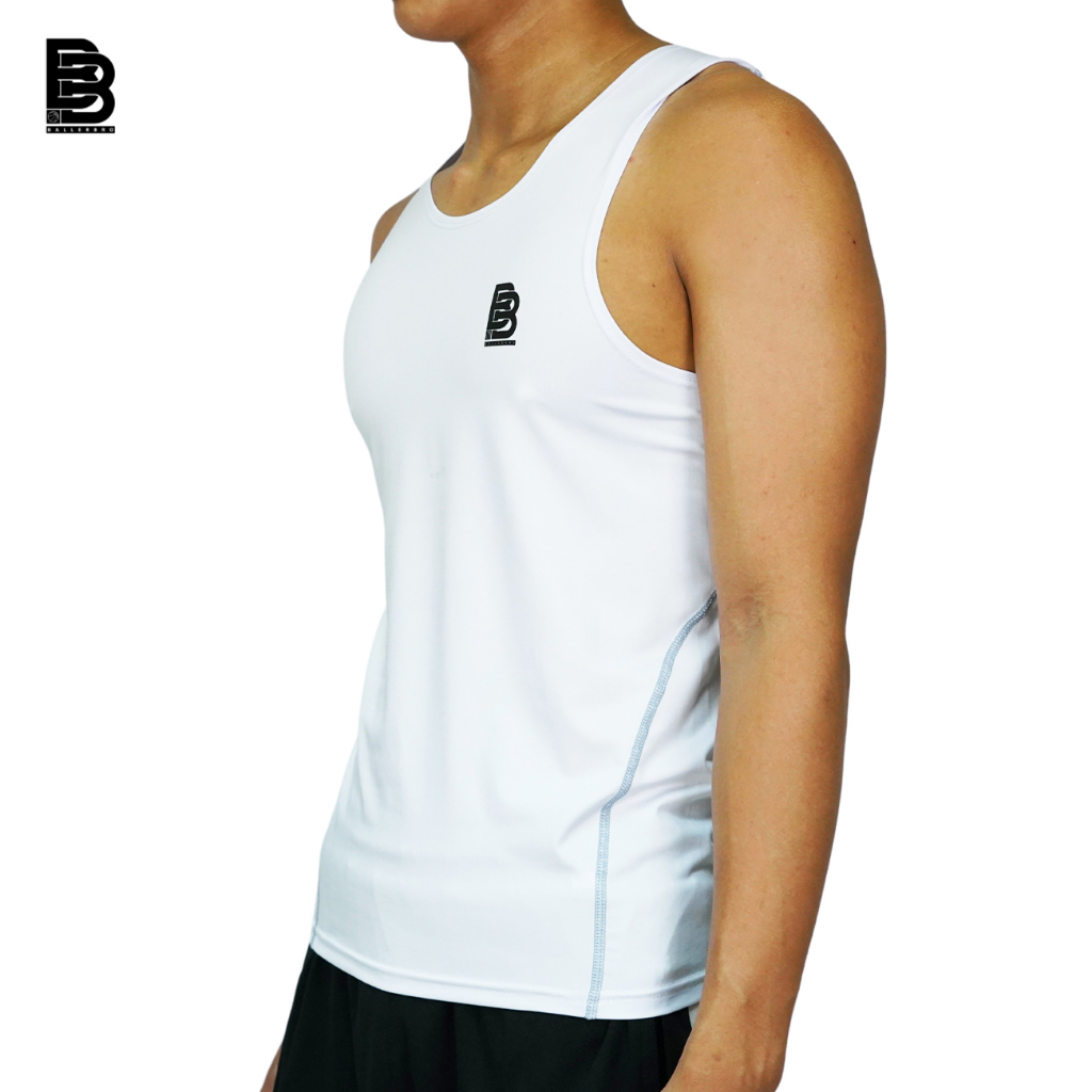 Baselayer Singlet Basket BALLERBRO / Baju Dalaman Olahraga Tanpa Lengan / Atasan Sport Tanpa Lengan Lekbong