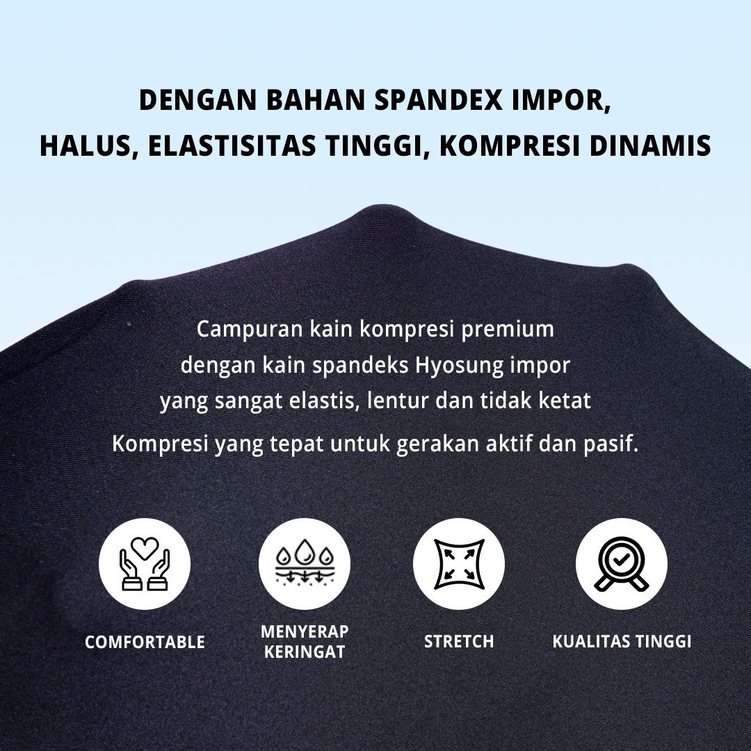 Baselayer Singlet Basket BALLERBRO / Baju Dalaman Olahraga Tanpa Lengan / Atasan Sport Tanpa Lengan Lekbong