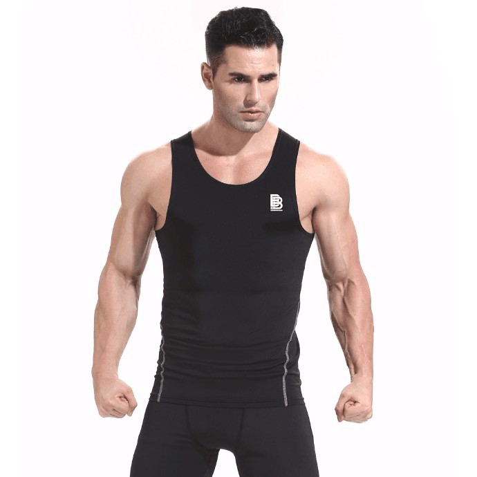 Baselayer Singlet Basket BALLERBRO / Baju Dalaman Olahraga Tanpa Lengan / Atasan Sport Tanpa Lengan Lekbong